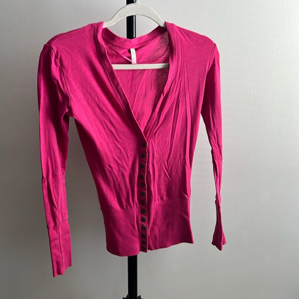 Y2K Col Story Pink Cardigan